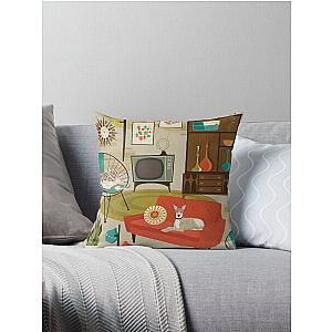 rec room madness Throw Pillow