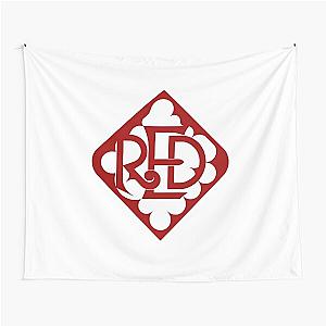 Red Ring Design Red Tapestry