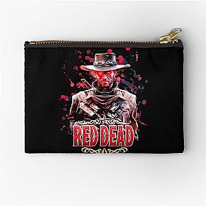 Red Dead Zipper Pouch