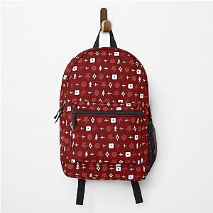 Merry Christmas Red Spirit Pattern Backpack