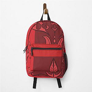 Red doodle Backpack