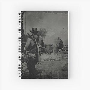 Arthur Morgan shooting at O'Driscolls  Spiral Notebook