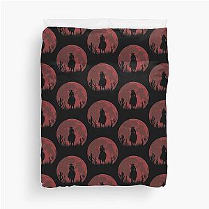 red moon   Duvet Cover