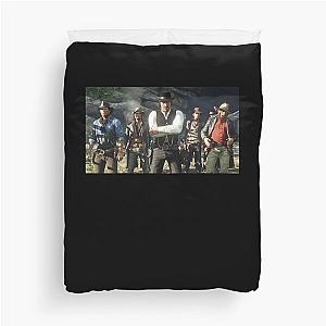 Gifts For Women Arthur Morgan And Bandits Robbing A Train Graphic For Fans Duvet Cover