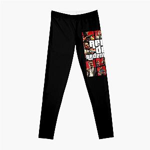 Red Dead Redemption red Leggings