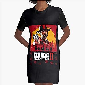 Red Dead Redemption II Rockstar Games Graphic T-Shirt Dress