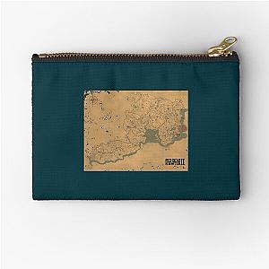 Red Dead Redemption 2 Map- RDR2 Map Zipper Pouch