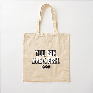 You, sir, are a fish - Red Dead Redemption 2 Inspired Design Cotton Tote Bag