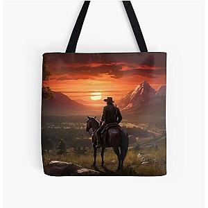 red dead redemption 2 All Over Print Tote Bag