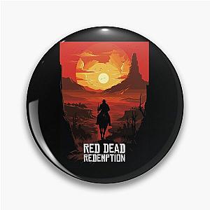 Red Dead Redemption sun Pin