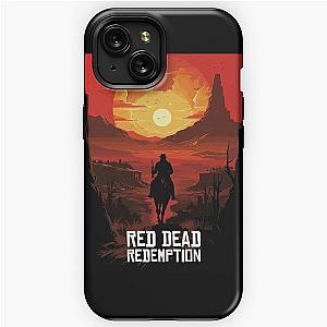 Red Dead Redemption sun iPhone Tough Case