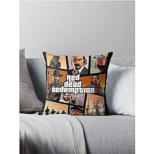 Limited Red Dead Redemption Throw Pillow