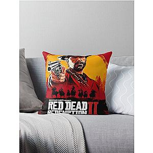 Red Dead Redemption Ii Rockstar Games Throw Pillow