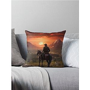 red dead redemption 2 Throw Pillow