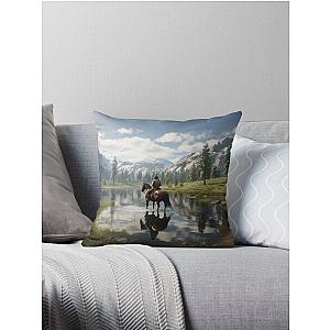 red dead redemption 2 Throw Pillow