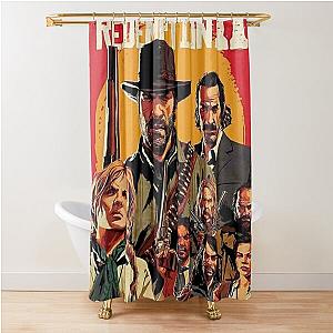 red dead redemption Shower Curtain