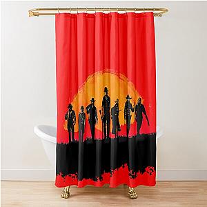 Red Dead Redemption Shower Curtain