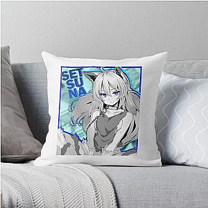 Redo Of Healer Pillows - Blue Setsuna  Throw Pillow