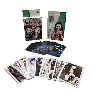 Demon Slayer Playing Poker Cards Kimetsu No Yaiba Pattern Playing Cards