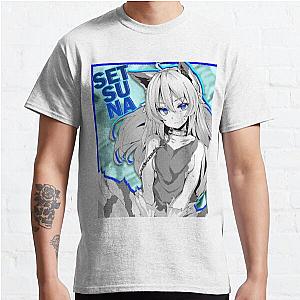 Redo Of Healer T-Shirts-Blue Setsuna  Classic T-Shirt