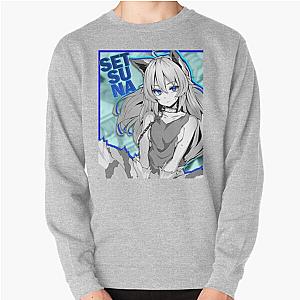 Redo Of Healer Sweatshirts - Blue Setsuna  Pullover Sweatshirt