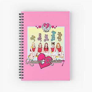 Red Velvet Russian Roulette Spiral Notebook