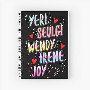 red velvet name Spiral Notebook