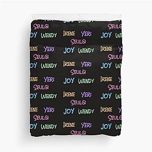 red velvet name tag Duvet Cover