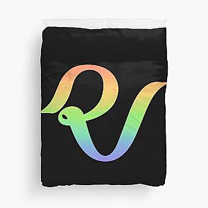 Red Velvet Rainbow Logo Duvet Cover