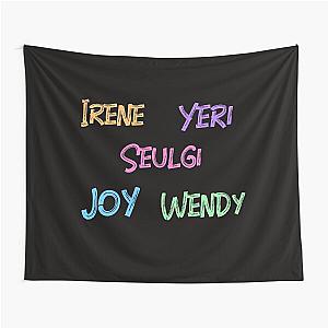 red velvet name tag Tapestry