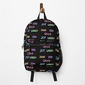 red velvet name tag Backpack