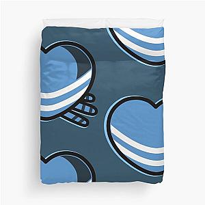 Regular Show Mordecai Heart Duvet Cover