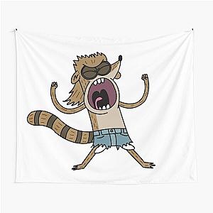 Rigby's Death Punch of Death - Regular Show Tapestry