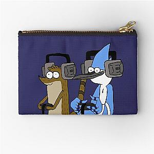 Earphones Rigby and Mordecai Gamer  Zipper Pouch