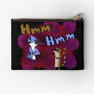 Hmm Hmm Regular Show Zipper Pouch