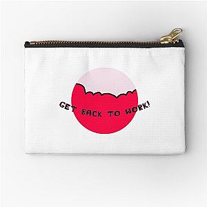 Regular Show  Benson  Get Back To Work Catchphrase   Zipper Pouch