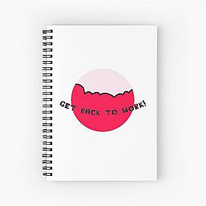 Regular Show - Benson - Get Back To Work Catchphrase Spiral Notebook