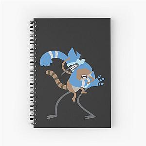 Minimal Regular Show Spiral Notebook