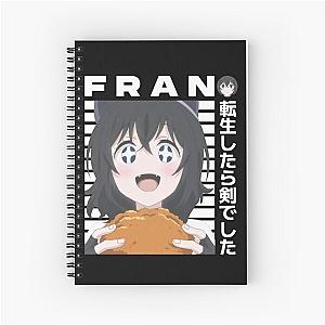 Reincarnated as a Sword - Fran Spiral Notebook