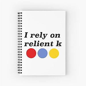 I rely on Relient K Spiral Notebook