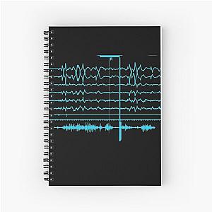 REM Sleep EEG Teal Spiral Notebook