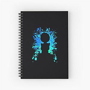 Rem Inspired Paint Splatter Anime 	 	 	 Spiral Notebook