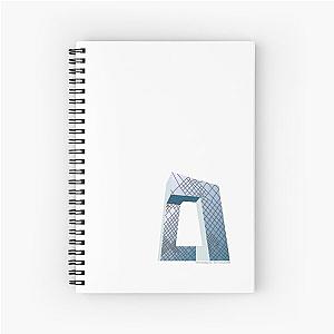 CCTV Headquarters - Rem Koolhaas   OMA (2012) Spiral Notebook