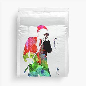 rem watercolor naxart studio Duvet Cover