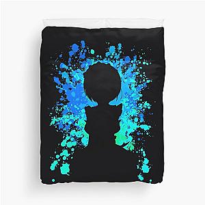 Rem Inspired Paint Splatter Anime 	 	 	 Duvet Cover