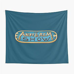 The Andy & Rem Show Logo Tapestry