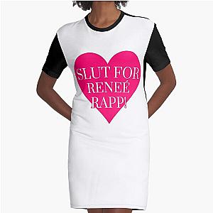 Reneé Rapp Fan Design Graphic T-Shirt Dress