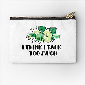 Reneé Rapp Lyrics - I Think I Talk Too Much (Green)  Zipper Pouch