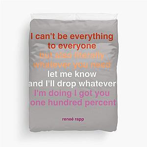 Reneé Rapp Lesbian Flag Everything to Everyone Duvet Cover