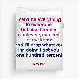 Reneé Rapp Bisexual Flag Everything to Everyone Duvet Cover